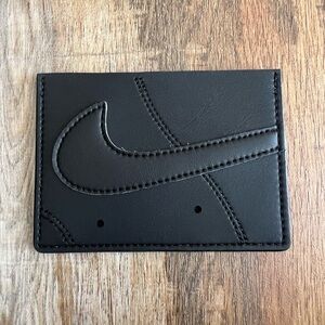 Black Nike Icon Air Force 1 Card Wallet